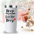 thumbnail image 5 of Nurse Practitioner Brains Of A Doctor, Heart Of A Nurse Travel Mug Tumbler.Nurse Practitioner Gifts for Friend Daughter Men Women.Nurse Appreciation,Nursing School Graduation Gifts.(20 oz White), 5 of 6