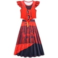 thumbnail image 2 of Rise of Red Cosplay Costume, Pink Princess Dress Halloween Costumes, Ruffle Sleeve Dress Pink Outfit, Movie Figure Halloween Cosplay, 120, 2 of 8