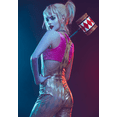 thumbnail image 3 of Women's Harley Quinn Gold Overalls Costume, 3 of 15
