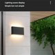 thumbnail image 4 of Aplique de Pared LED Impermeable para Exteriores, para Patio, Porche, Jardín, Pasillo, , con Doble Extremo Iluminado, 4 of 8