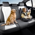 thumbnail image 5 of For Hyundai Genesis 2009-2016 Car Seat Covers, Gray and White Car Seat Covers, Waterproof Leather, 5 Seats Full Set, Wear Resistance, Non-slip, Protect and Upgrade Seats, 5 of 7