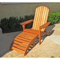 thumbnail image 1 of International Caravan Royal Tahiti Chaise d'Extérieur avec Repose-Pieds, 1 of 2