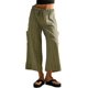 thumbnail image 1 of Pantalones Anchos de Verano para Mujer, Cómodos, Color Verde , Talla XL, 1 of 4