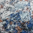 thumbnail image 2 of Contemporary Home Living 7.5' x 9.5' Blue and Gray Abstract Intergalactic Ocean Rectangular Area, 2 of 9
