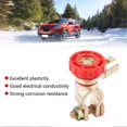 thumbnail image 2 of Universal Car Auto Battery Link Terminal Cut off Switch Master Disconnect Isolator Red, 2 of 3