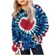 thumbnail image 2 of Sudadera con capucha para niños, camiseta de manga larga con estampado de cuello redondo para niños y niñas mayores, sudadera con capucha, top de poliéster para niña, 2 of 6