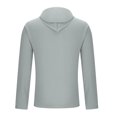 thumbnail image 3 of SHTXOZHI Sweat à Capuche Léger Protection Solaire pour Hommes Performance Manches Longues pour Randonnée Course, 3 of 7