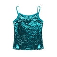 thumbnail image 3 of iiniim Kids Girls Shiny Sequined Camisole Tank Top for Jazz Hip Hop Modern Dance wear Vest Top Tee Shirts, 3 of 7