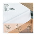 thumbnail image 2 of Zinus 10 Inch Gel Infused Green Tea Memory Foam Mattress in White Fabric - Twin, 2 of 7