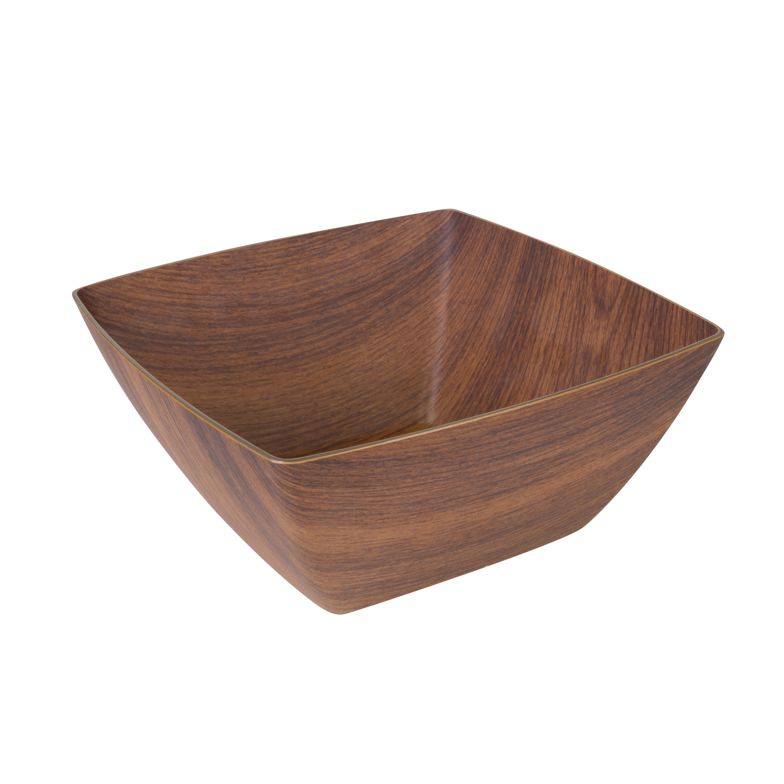 Luxe Party Mahogany Collection Large 9 inch Square Serving Bowl