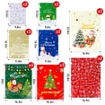 thumbnail image 2 of 20 bolsas de regalo de papel de aluminio navideñas de G2PLUS, varios tamaños, 2 of 7