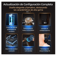 thumbnail image 3 of Pistola De Masaje De Refuerzo Tipo C  Malubero NEGRO LINEAS AZULES, 3 of 4