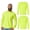Safety-Green 2 Pack, variant on Hanes Unisex High Visibility Long Sleeve Pocket T-Shirt, Hi Vis Reflective Work Safety Tee (Safety-Green 2 Pack, L)
