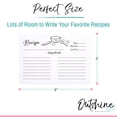thumbnail image 2 of Outshine White Recipe Cards 4x6 Inches, Farmhouse Design (Set of 50) | No-Smear Double Sided Cardstock | Bulk Blank Recipe Cards for Recipe Box 4x6 | Recipe Cards for Bridal Shower | Gift for Mom, 2 of 6