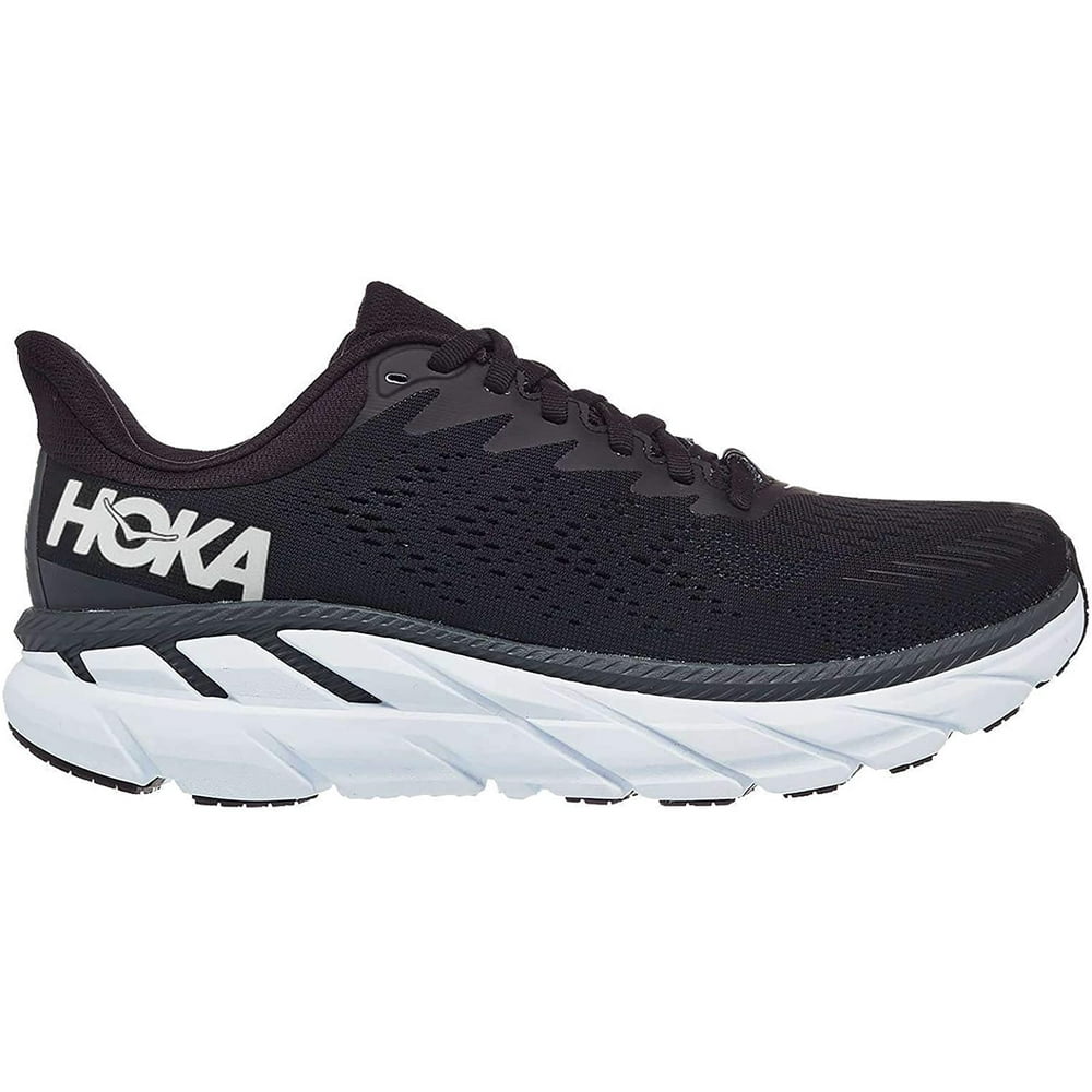 HOKA ONE ONE - Hoka 1110535-BWHT: Women's Clifton 7 Black/White Running ...