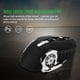 thumbnail image 3 of Ratón óptico inalámbrico para juegos, portátil, silencioso, recargable, USB, 2,4 GHz, 2400 DPI, para PC y portátil, color negro, 3 of 14