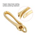 thumbnail image 4 of Pure Copper U Shaped Key Chain Buckle With Ring Keyring Belt Hook Decoration Hardware   DIY  Handmade AccessoriesL, 4 of 8
