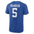 thumbnail image 3 of Men's Fanatics Anthony Richardson Royal Indianapolis Colts  Icon Name & Number T-Shirt, 3 of 3
