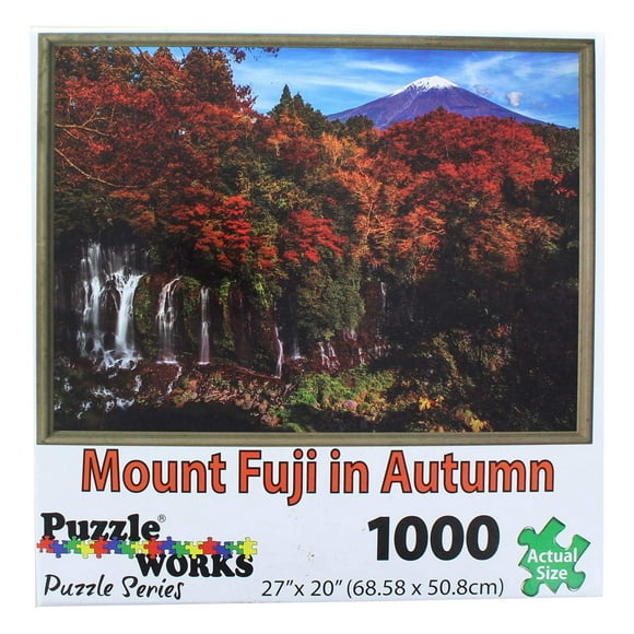 Puzzle PuzzleWorks: Monte Fuji en otoño, 1000 piezas