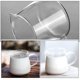 thumbnail image 3 of Glass Milk Cup Simple Heat Resistant Transparent Glass Coffee Pot Creamer Pitcher, 3 of 3