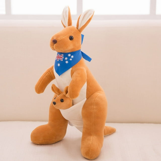 Peluche Kan garoo Mère et Enfant Jouets en Peluche Cadeaux de la Fête des Mères