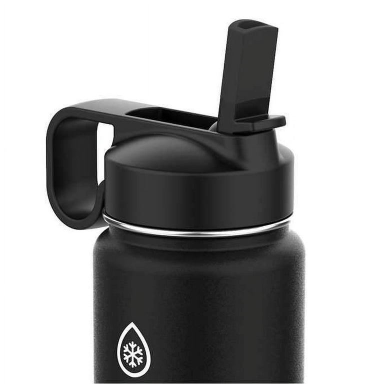 Thermoflask® Stainless Steel Insulated Hot/Cold Water Bottle 24oz Black w/  Boot