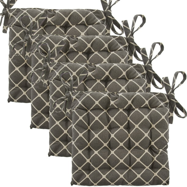 Set Of 4 Cotton Indoor Reversible Chair Cushions Pads With Ties For Kitchen Chairs Dining Table Seat Cover Pillows Com - Dining Room Cushions With Ties Set Of 4 Cotton Indoor Reversible Chair Cushions Pads With Ties For Kitchen Chairs Dining Table Seat Cover Pillows Com - Dining Room Cushions With Ties