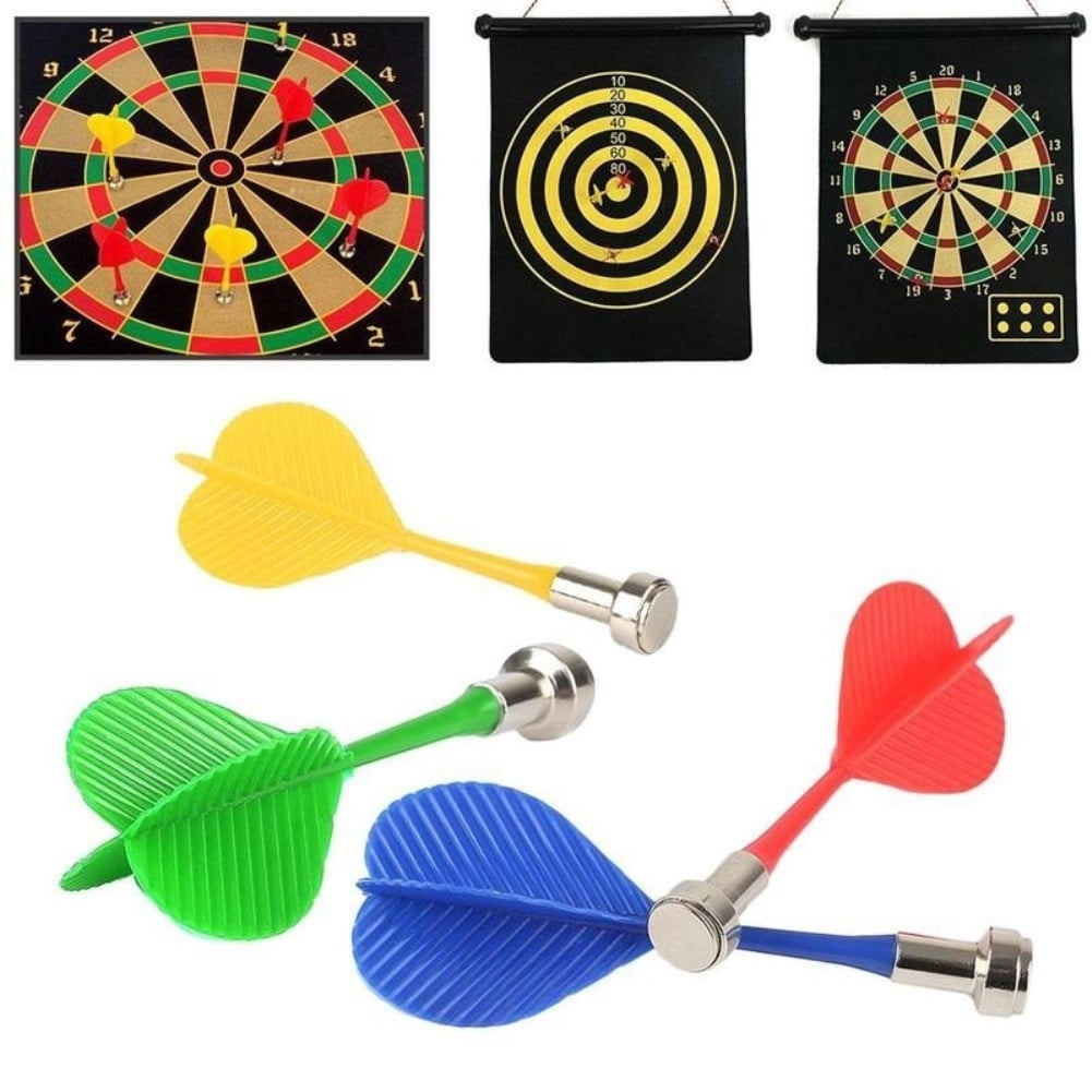 Windfall 3Pcs Durable Safe Darts Outdoor and Indoor Dart Board Game for Boys and
