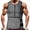 Gray, variant on Men's Waist Trainer Sauna Suit Shirt, Gym & Exercise Compression Vest, Sweat-Boosting Workout Top