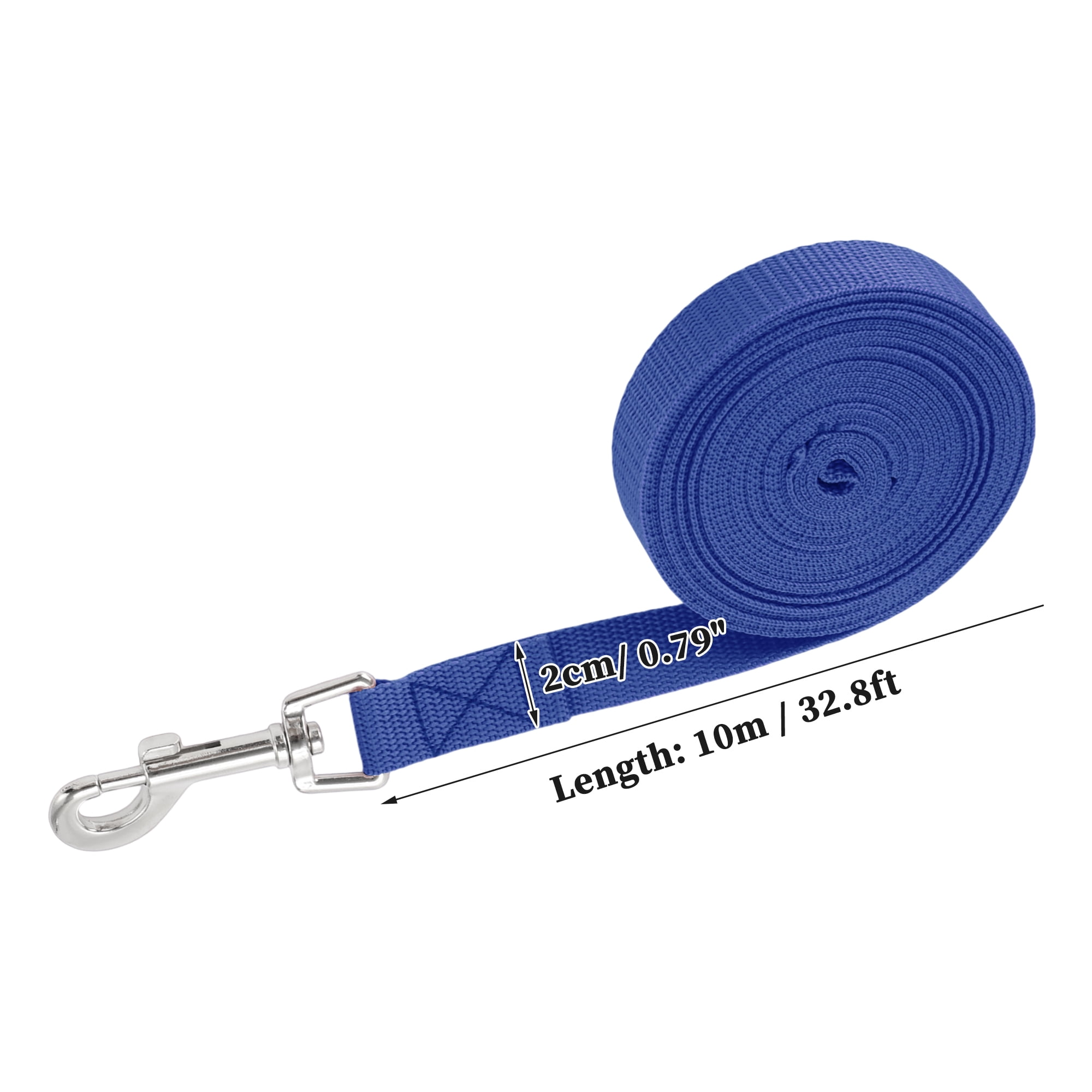Unique Bargains 32.8ft Long Training Dog Leash Blue