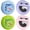 Sky Blue + Green, variant on YUNOVA 2 Pack Hidden AirTag Holder with Safety Pin, Cute Cartoon Silicone GPS Tracker Case Compatible with Apple AirTag 1st/2nd Gen for Kids Elderly Pets