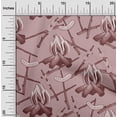 thumbnail image 2 of oneOone Cotton Silk Dusty Pink Fabric Campfire Sewing Material Print Fabric By The Yard 42 Inch Wide, 2 of 4