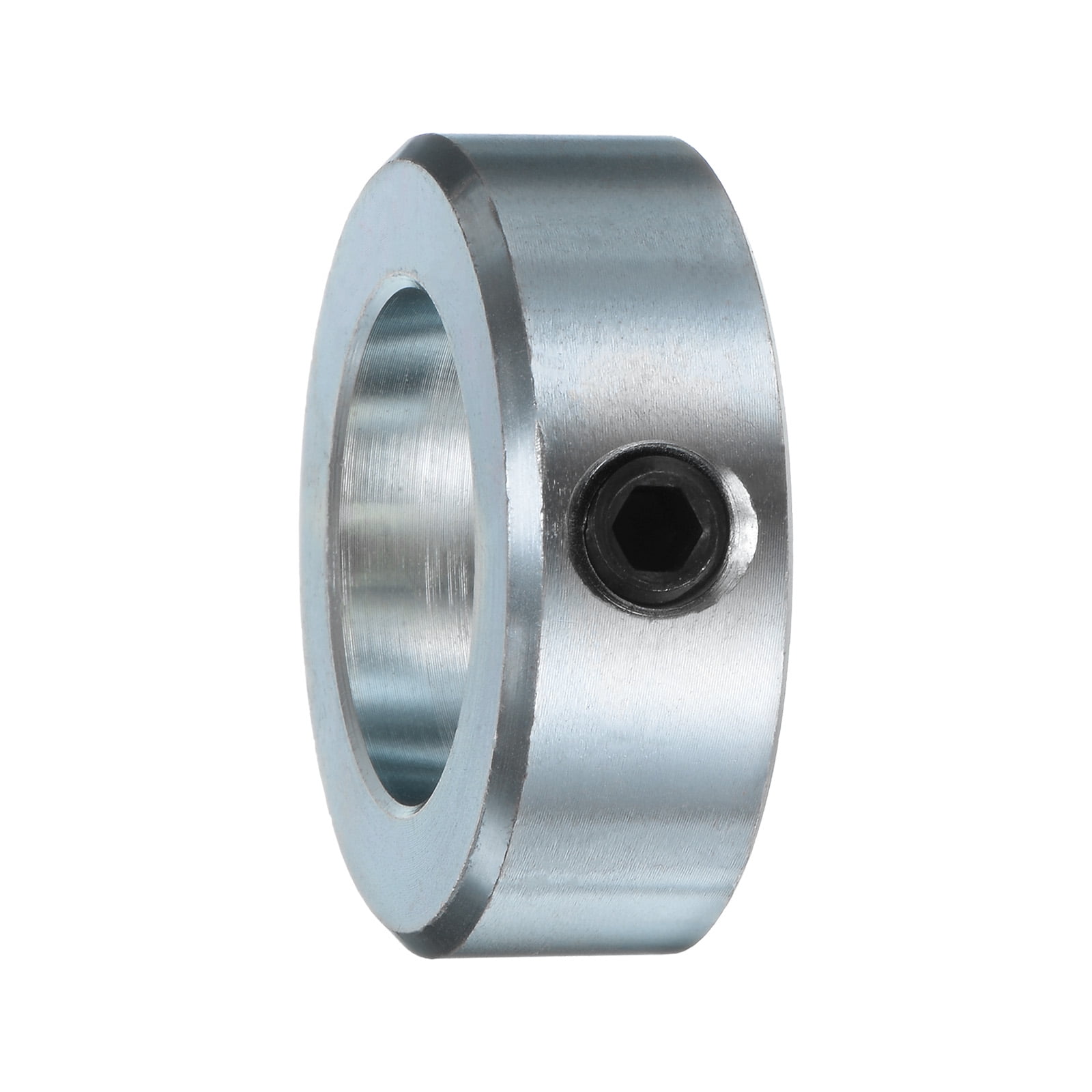 4 Packs Set Screw Shaft Collars 1-1/4" Bore Zinc Plated Steel Shaft Collars, 2" OD, 11/16" Width, with Hex Key