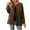 Brown, variant on Womens Open Front Cardigan Women's Casual Loose Long Sleeve Solid Color Drawstring Belted Knit Cardigan Sweater Comfortable Stylish Outerwear,Black