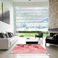 thumbnail image 6 of Ahgly Company Indoor Square Patterned Pastel Pink Area Rugs, 8' Square, 6 of 6