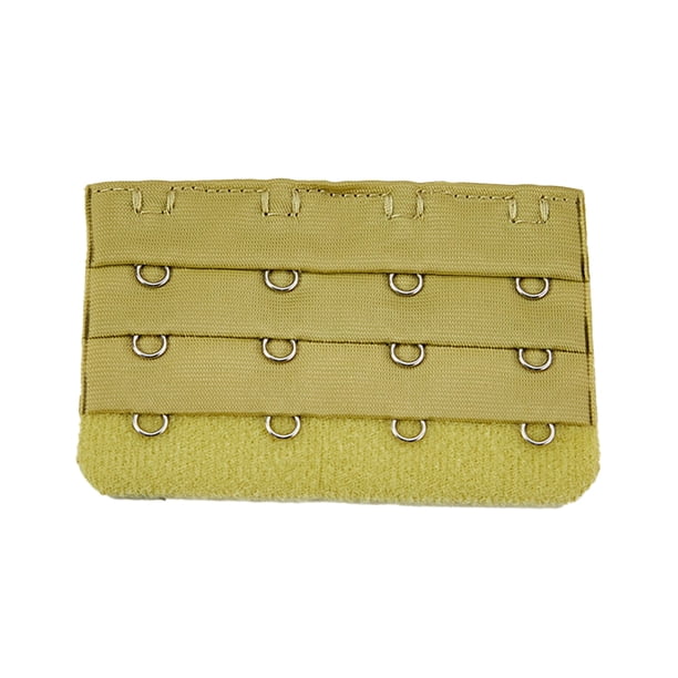 Qarigey Correa de extensión extensores de sujetador hebilla 4 ganchos sujetador ganchos transpirable práctico reemplazo 3 filas para ropa Ropa, zapatos y accesorios Miscelánea Pasto verde