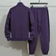 thumbnail image 4 of Chándal informal para hombre, conjunto de chaqueta con capucha, pantalones, sudadera de pana, ropa deportiva, abrigos, trajes de pantalón, novedad de primavera 2024, 4 of 5