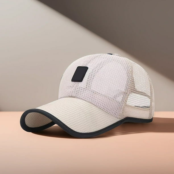 Gorra de Béisbol de Malla de Moda, Ajustable, Transpirable, Informal.