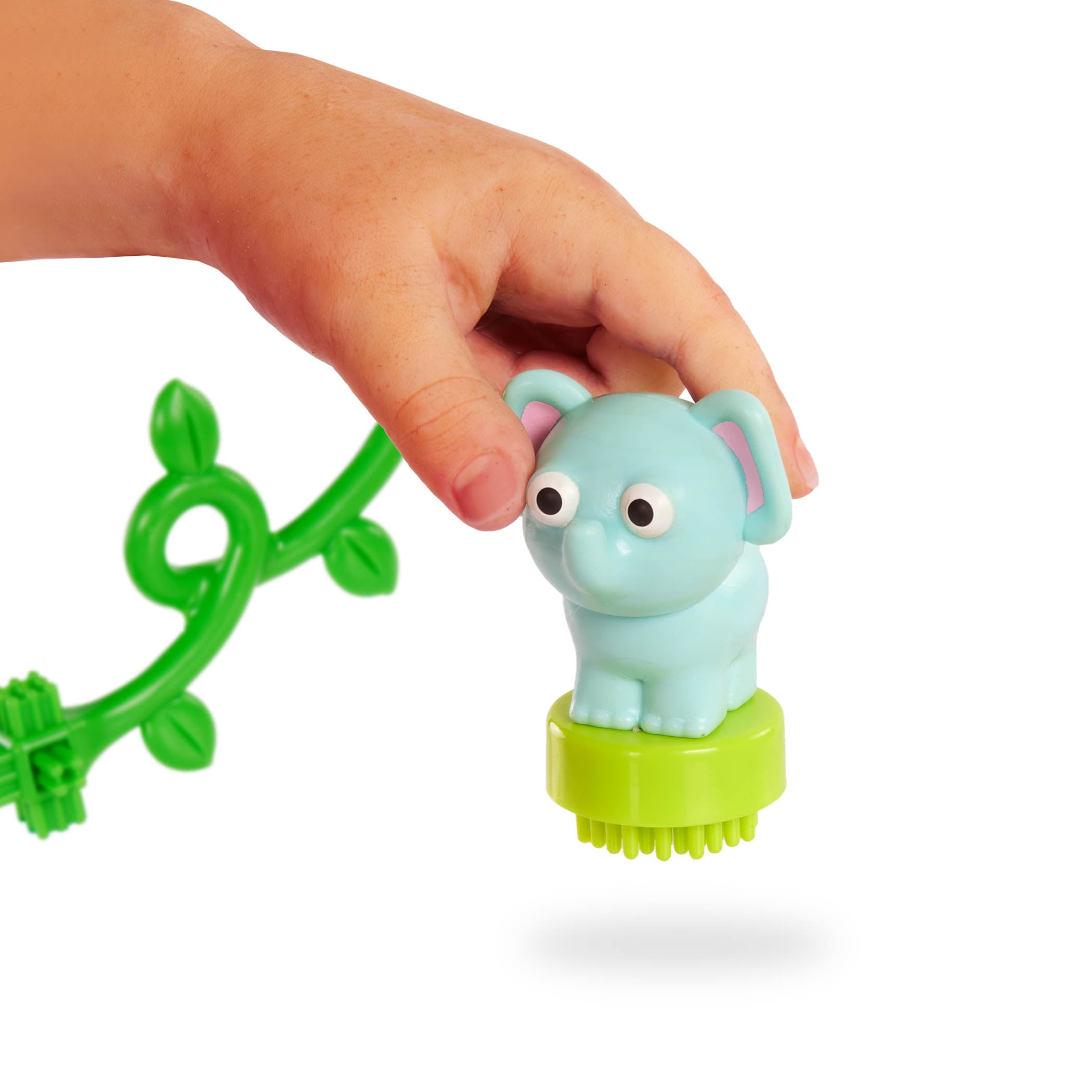 Battat Bristle Blocks Jungle Adventures 54 Plastic Sensory Blocks, Toddler and Preschool Toys