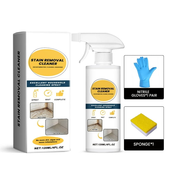 Mold Remover Spray, Bathroom Cleaner, Disinfectant With Active Chlorine Formula For Tile Grout, Refrigerator Seals, Sink Edges, Toilet Corners In Wet Rooms, 120Ml Bottle