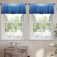 thumbnail image 2 of LALILO Kitchen Curtain Valance Underwater Underwater Rod Pocket Window Curtain 52"x 18" Set of 2, 2 of 5