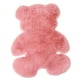 thumbnail image 1 of Funda de sofá de imitación de vellón suave, alfombra peluda con forma de oso Rosa 45x60cm, 1 of 8