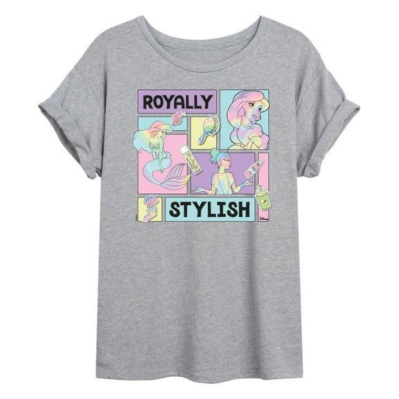 Disney - Royally Stylish Grid  - Women's Oversized T-Shirt