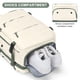 thumbnail image 5 of Mochila Coofay, casual, de viaje, ampliable, beige y verde, 5 of 7