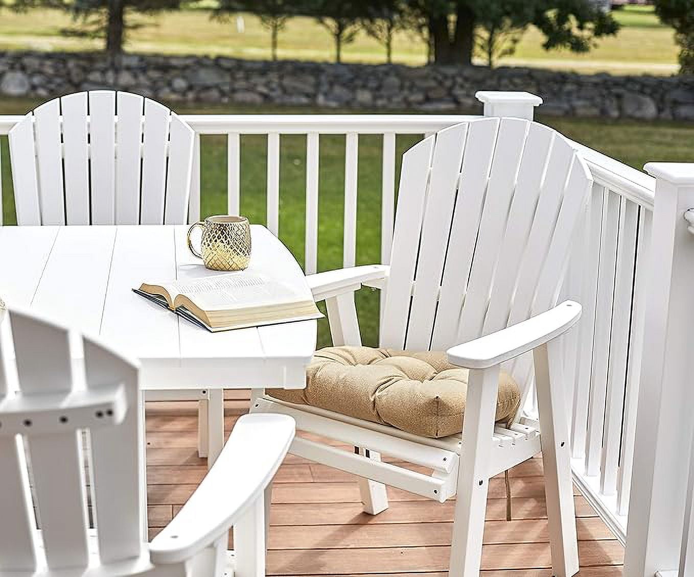 Klear Vu Patio Indoor/Outdoor 19" x 18" Chair Cushion - Set of 2
