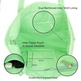 thumbnail image 5 of DALIX Women's Cotton Canvas Tote Handbag, Mint Green, 5 of 5