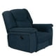 thumbnail image 4 of Sillón Reclinable Konrad 1 Plaza Gris Azul Marino, 4 of 11