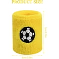 thumbnail image 5 of 12pcs Kids Sweat Absorption Cotton Wrist Brace Protective Wrist Bands Mixd Color, 5 of 5