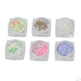 thumbnail image 1 of Polvo Fino De Purpurina Para Uñas, Colores Mezclados, 6 Cajas, Polvo De Purpurina Para Decoración De Uñas, Encantador Para Uso Doméstico, 1 of 7