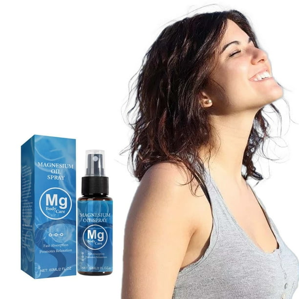 Jabón en spray de aceite de magnesio y aceite de árbol de té para el cuidado corporal nutritivo (60 ml por unidad).
